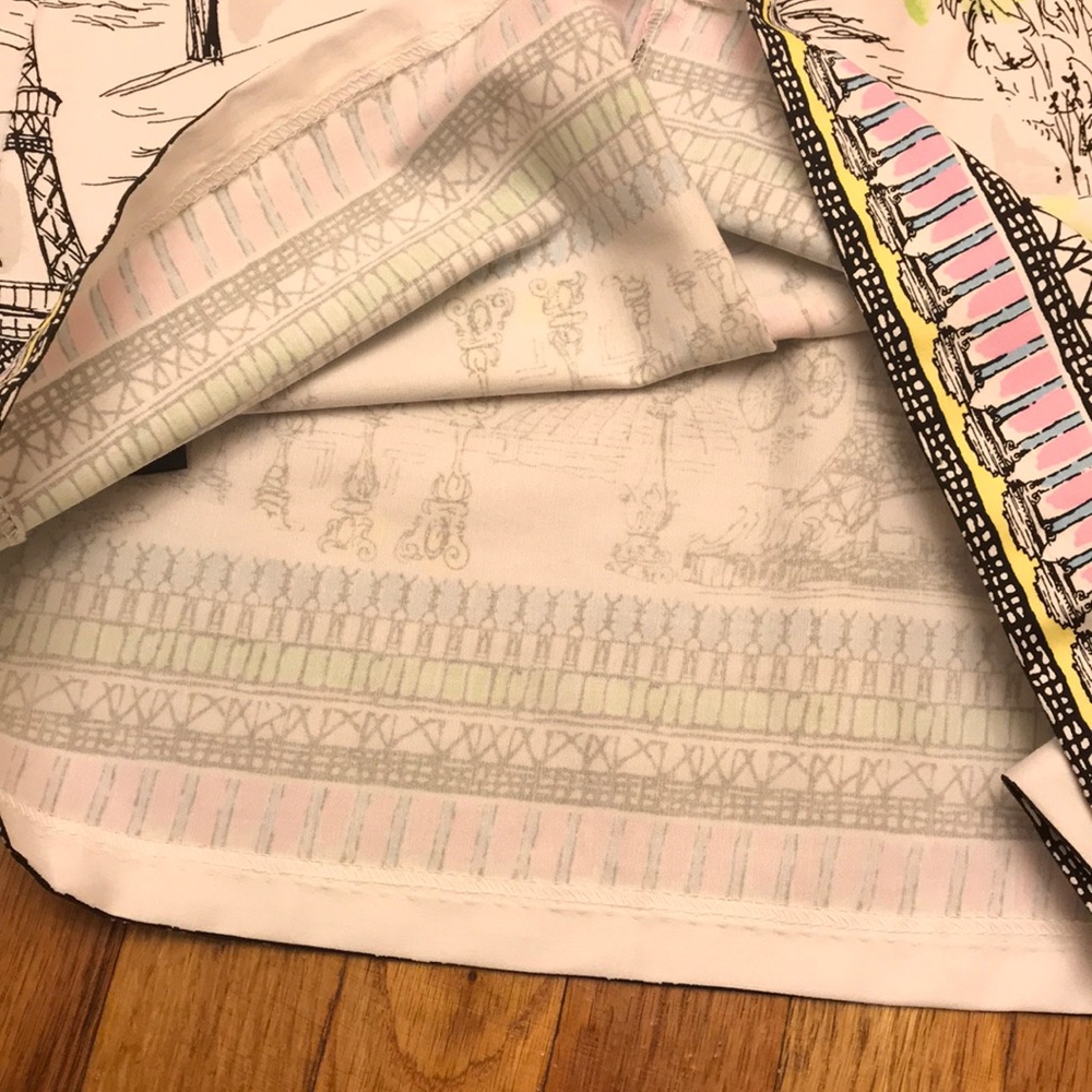 Chetta b dress 👗 cotton sleeveless ivory/lilypad - Picture 4 of 8